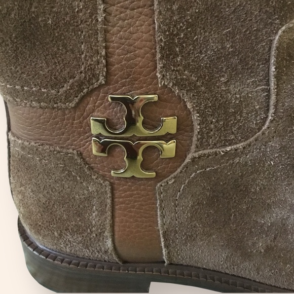Tory Burch Alaina Suede Ankle Boots - Picture 10 of 16